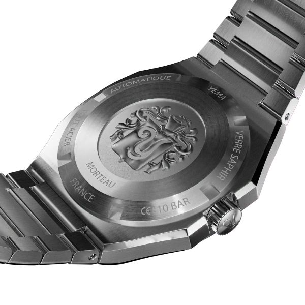 Montre Yema Urban Traveller Cadran Brun Bracelet Acier