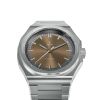 Montre Yema Urban Traveller Cadran Brun Bracelet Acier