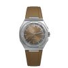 Montre Yema Urban Traveller Cadran Brun Bracelet Caoutchouc