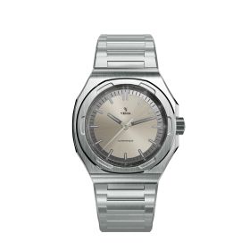 Montre Yema Urban Traveller Cadran Ivoire Bracelet Acier