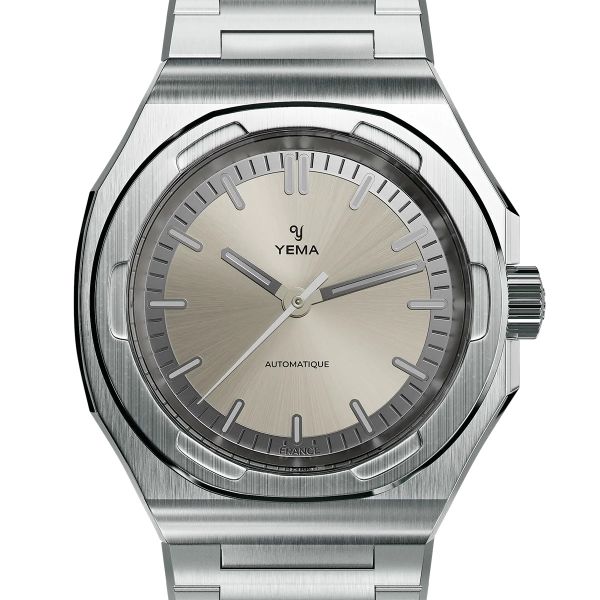 Montre Yema Urban Traveller Cadran Ivoire Bracelet Acier