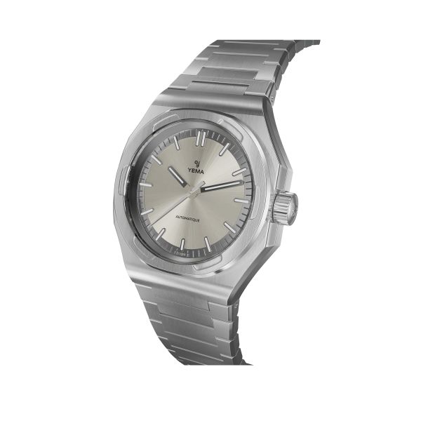 Montre Yema Urban Traveller Cadran Ivoire Bracelet Acier