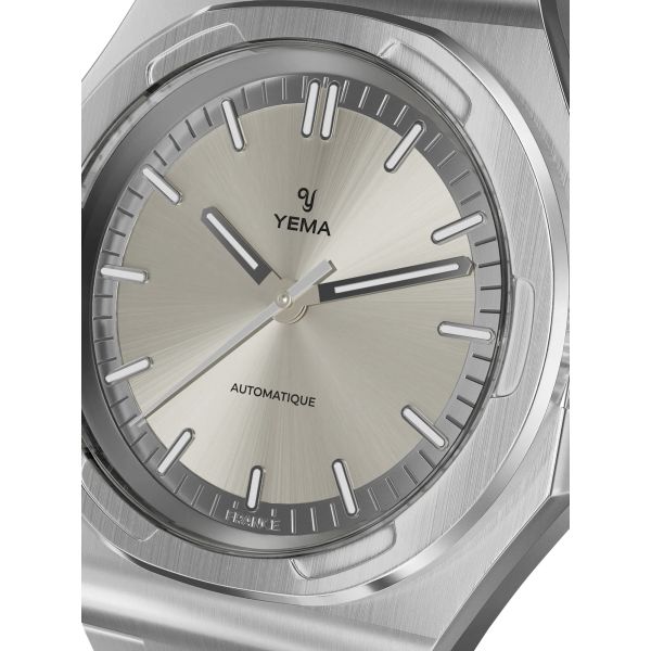 Montre Yema Urban Traveller Cadran Ivoire Bracelet Acier