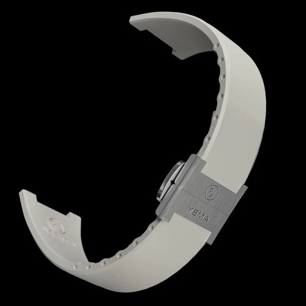Montre Yema Urban Traveller Cadran Ivoire Bracelet Caoutchouc