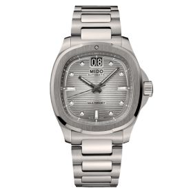 Montre Mido Multifort TV Big Date Titane Cadran Gris