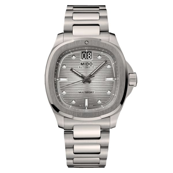 Montre Mido Multifort TV Big Date Bracelet Acier Cadran Noir