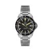 Montre Yema Navygraf Heritage Cadran Noir Bracelet Acier