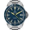 Montre Yema Navygraf Heritage Cadran Bleu Bracelet Acier