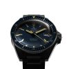 Montre Yema Navygraf Heritage Cadran Bleu Bracelet Caoutchouc