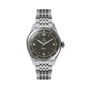 Montre Yema Flygraf Pilot Cadran Kaki Bracelet Acier