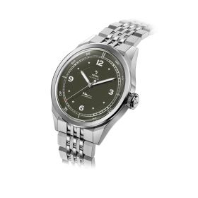 Montre Yema Flygraf Pilot Cadran Kaki Bracelet Acier