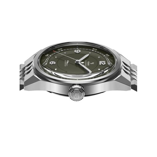 Montre Yema Flygraf Pilot Cadran Kaki Bracelet Acier