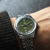 Montre Yema Flygraf Pilot Cadran Kaki Bracelet Acier