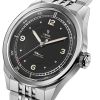 Montre Yema Flygraf Pilot Cadran Noir Bracelet Acier