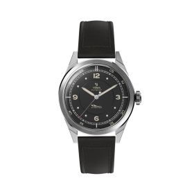 Montre Yema Flygraf Pilot Cadran Noir Bracelet Cuir