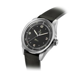Montre Yema Flygraf Pilot Cadran Noir Bracelet Cuir