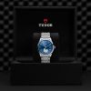 MONTRE TUDOR 1926 LUNA CADRAN BLEU BRACELET ACIER