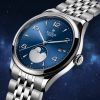 MONTRE TUDOR 1926 LUNA CADRAN BLEU BRACELET ACIER