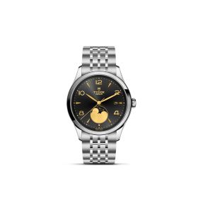 MONTRE TUDOR 1926 LUNA CADRAN NOIR BRACELET ACIER