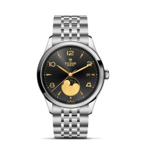 MONTRE TUDOR 1926 LUNA CADRAN NOIR BRACELET ACIER