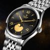 MONTRE TUDOR 1926 LUNA CADRAN NOIR BRACELET ACIER