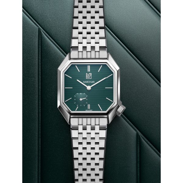 Montre MARCH LA.B Mansart Petite Seconde Cadran Grall Bracelet Acier