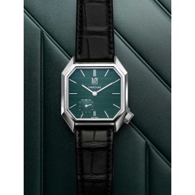 Montre MARCH LA.B Mansart Petite Seconde Cadran Grall Bracelet Alligator Noir