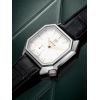 Montre MARCH LA.B Mansart Petite Seconde Cadran Shelter Bracelet Alligator Noir