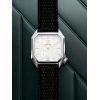 Montre MARCH LA.B Mansart Petite Seconde Cadran Shelter Bracelet Lézard Noir