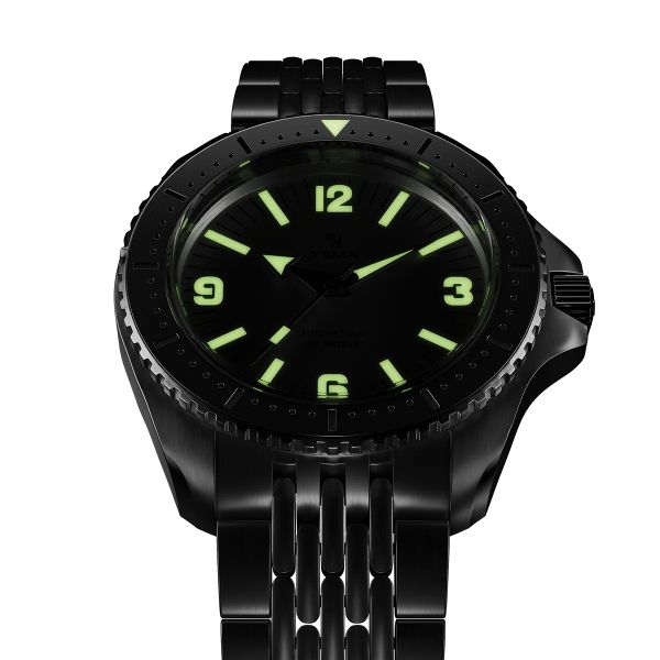 Montre Yema Diver Cadran Blanc Bracelet Acier