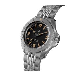 Montre Yema Diver Cadran Noir Bracelet Acier