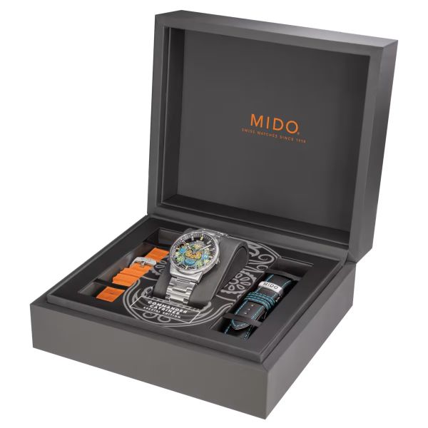 Montre Mido Commander Commander Gradient Catrines Bracelet Acier