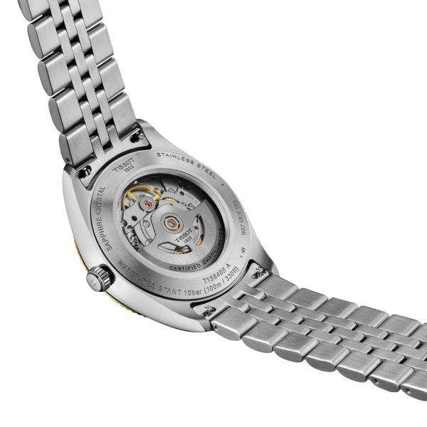 Montre Tissot Ballade 39mm Cadran Argent Bracelet Acier