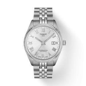 Montre Tissot Ballade 39mm Cadran Argent Bracelet Acier
