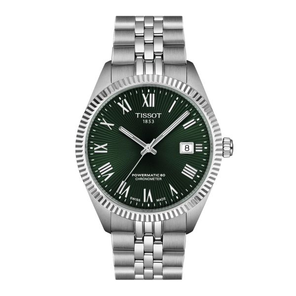 Montre Tissot Ballade 39mm Cadran Vert Bracelet Acier