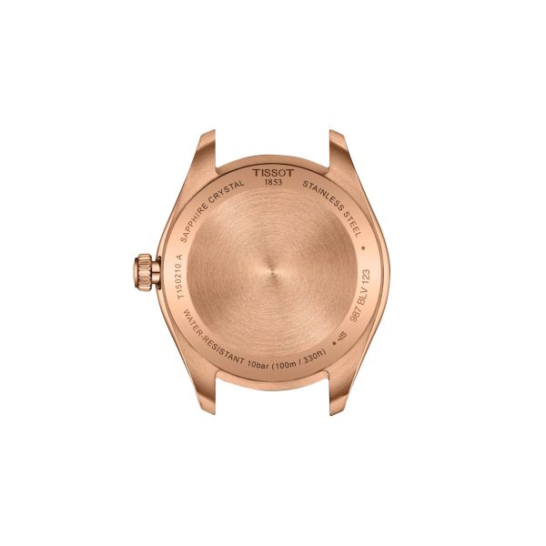 Montre Tissot PR 100 34mm Cadran Brun PVD Or Rose
