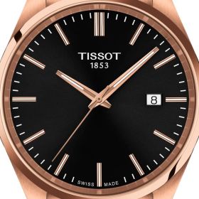 Montre Tissot PR 100 Quartz 40mm Cadran Noir PVD Rose