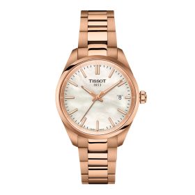 Montre Tissot PR 100 34mm Cadran Nacre blanche PVD Rose