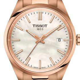 Montre Tissot PR 100 34mm Cadran Nacre blanche PVD Rose