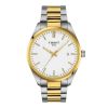 Montre Tissot PR 100 Quartz 40mm Cadran Blanc PVD Jaune