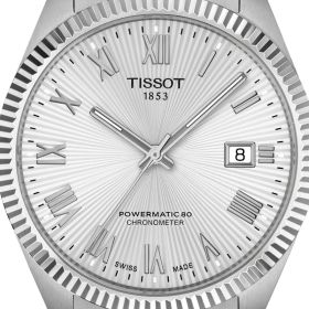 Montre Tissot Ballade 39mm Cadran Argent Bracelet Acier