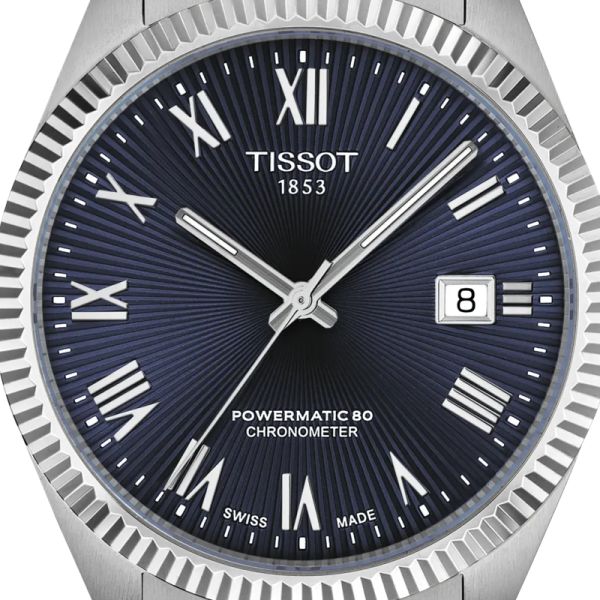 Montre Tissot Ballade 39mm Cadran Bleu Bracelet Acier
