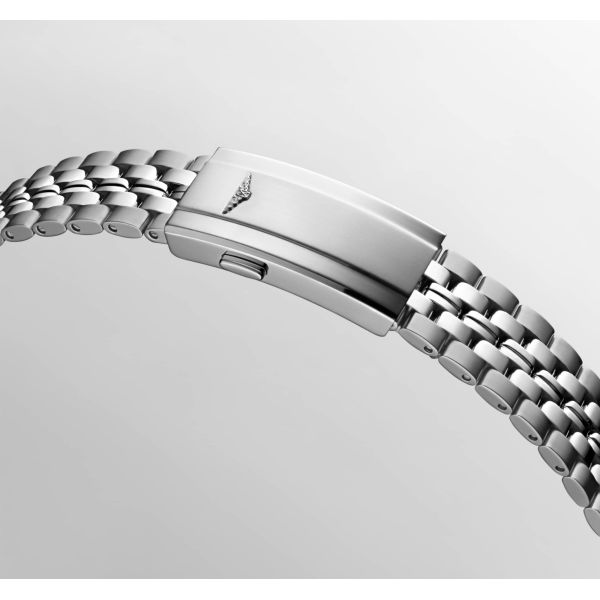 Montre Longines Ultra-chron Classic 40 mm Automatique Cadran Argenté Bracelet Acier