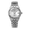 Montre Longines Ultra-chron Classic 37 mm Automatique Cadran Argenté Bracelet Acier