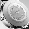 Montre Longines Ultra-chron Classic 37 mm Automatique Cadran Argenté Bracelet Alligator