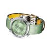 Montre Breitling Lady Premier Automatic 36 Cadran Vert Bracelet Cuir