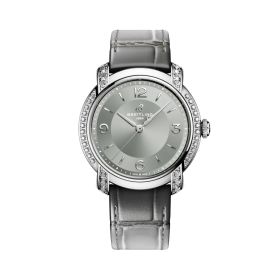 Montre Breitling Lady Premier Automatic 36 Cadran Gris Bracelet Cuir