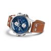 Montre Hamilton Khaki Aviation X-Wind Autochrono Cadran Bleu Bracelet cuir