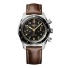 Montre Longines Spirit Flyback Automatique 39.5mm Cadran Noir Bracelet cuir