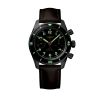 Montre Longines Spirit Flyback Automatique 39.5mm Cadran Noir Bracelet cuir